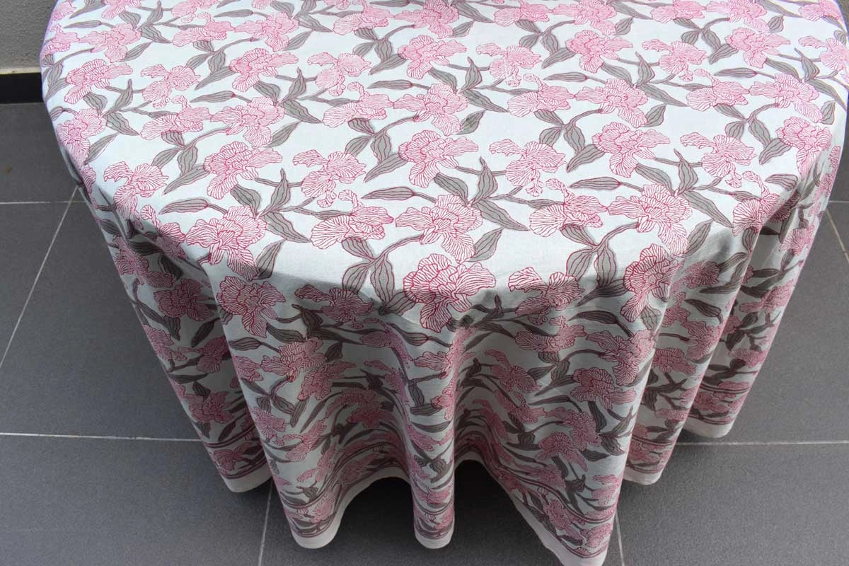 Party Table Linen Orchid Glass