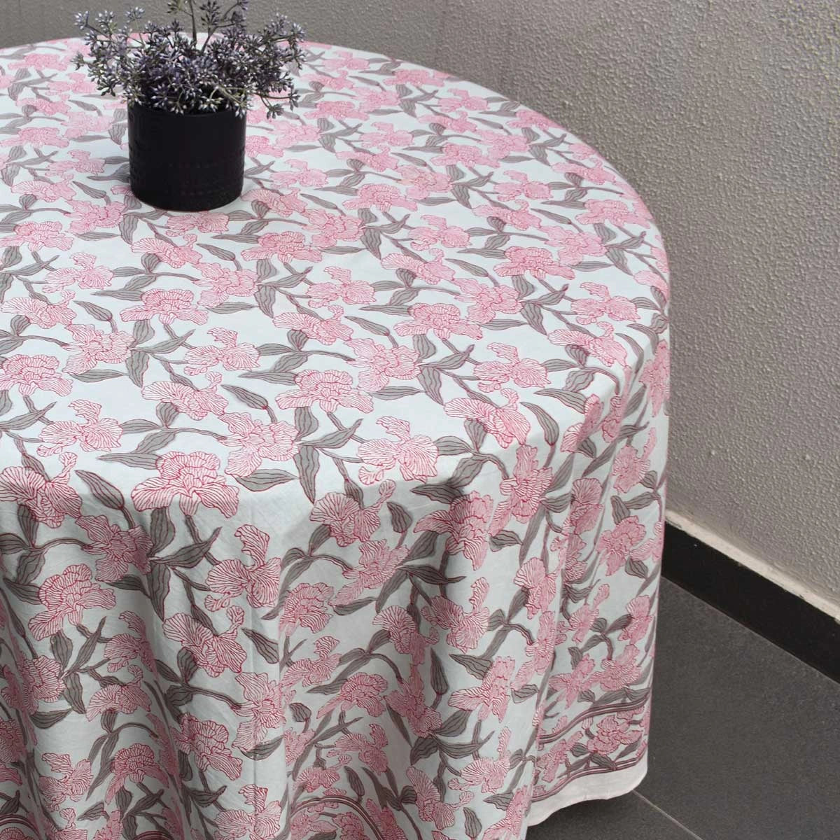 Party Table Linen Orchid Glass