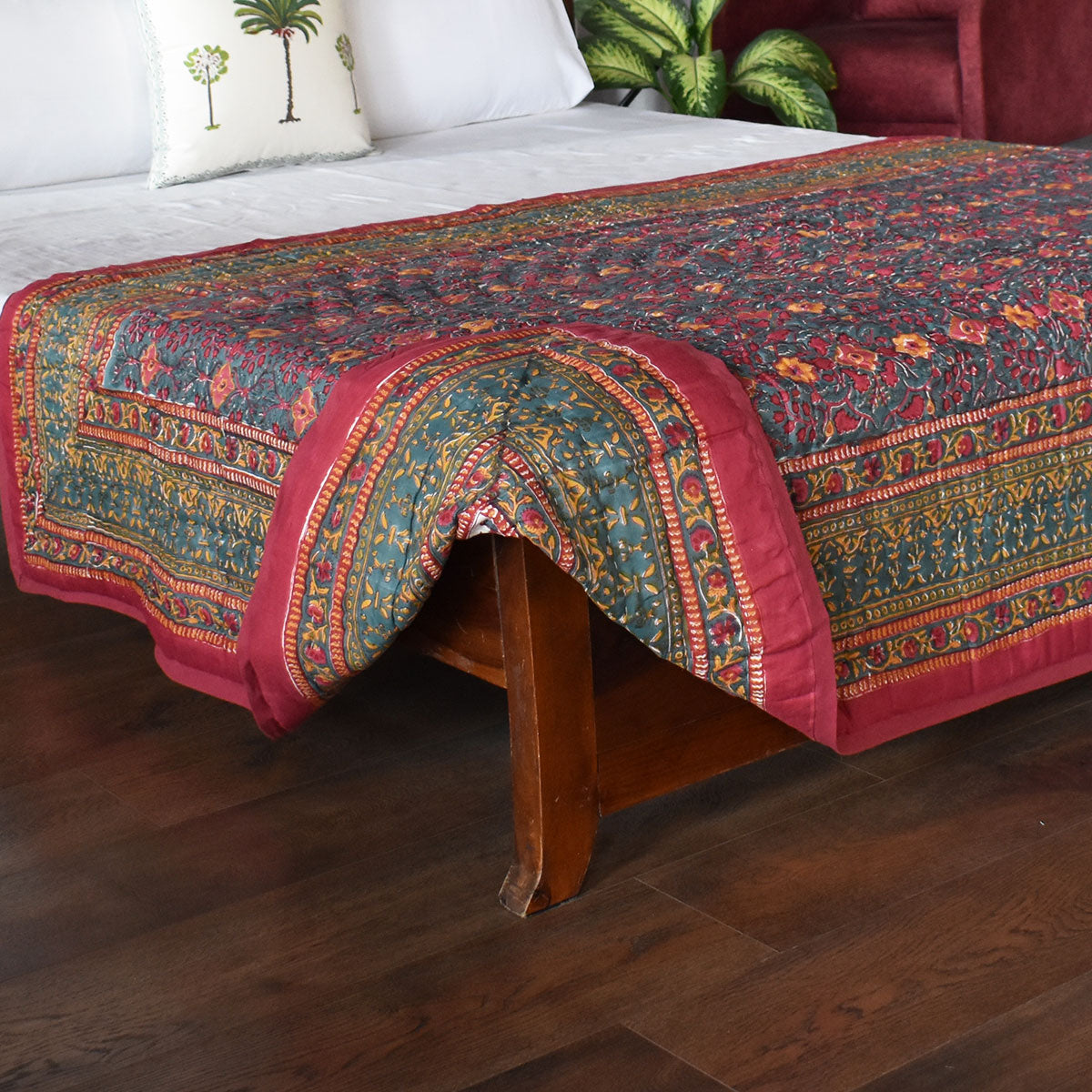 Reversible Quilt Bedding | Phulwari 208573