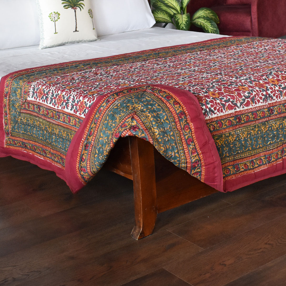 Reversible Quilt Bedding | Phulwari 208573