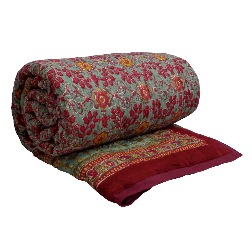 Reversible Quilt Bedding | Phulwari 208573