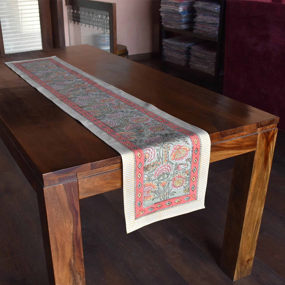 Sideboard Runner | Reshma Sea Green Gud 203224