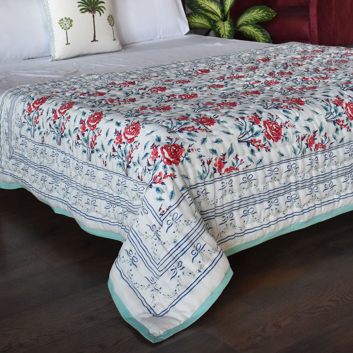 Eco-Friendly Natural Dyed Single Bedding | Roseline Pink 101834