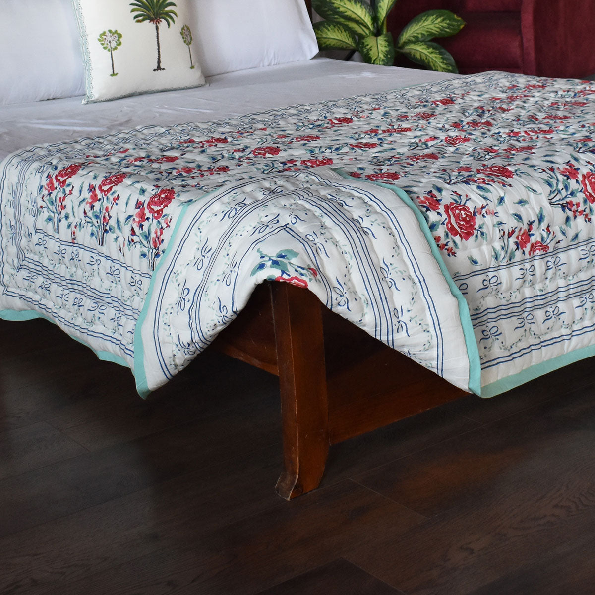 Eco-Friendly Natural Dyed Single Bedding | Roseline Pink 101834