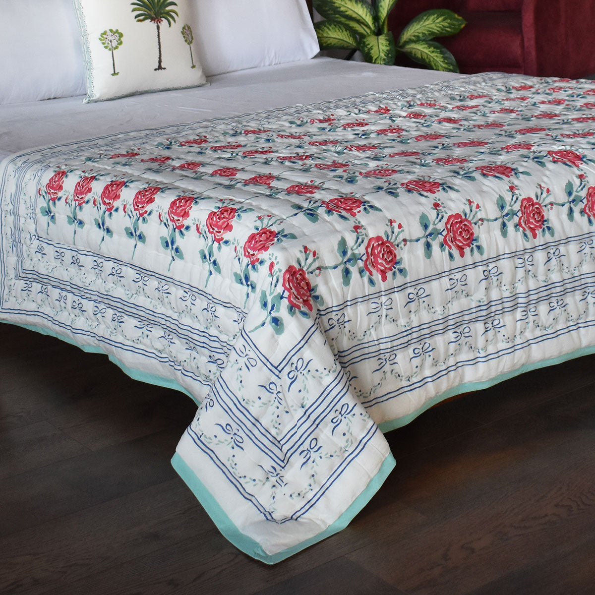 Eco-Friendly Natural Dyed Single Bedding | Roseline Pink 101834