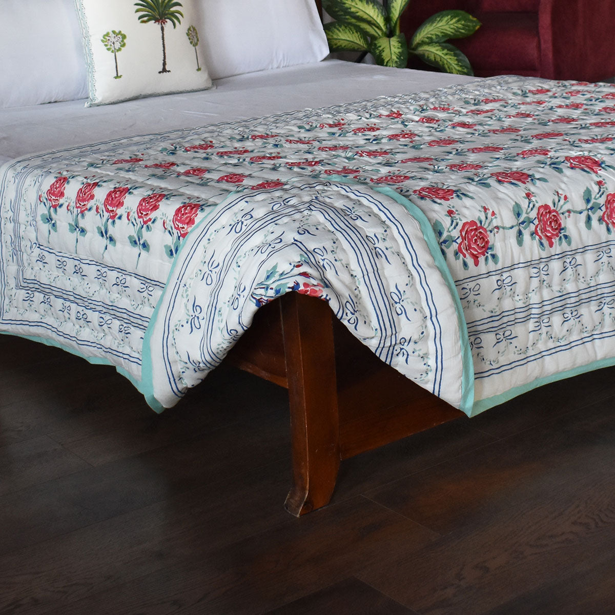 Eco-Friendly Natural Dyed Single Bedding | Roseline Pink 101834
