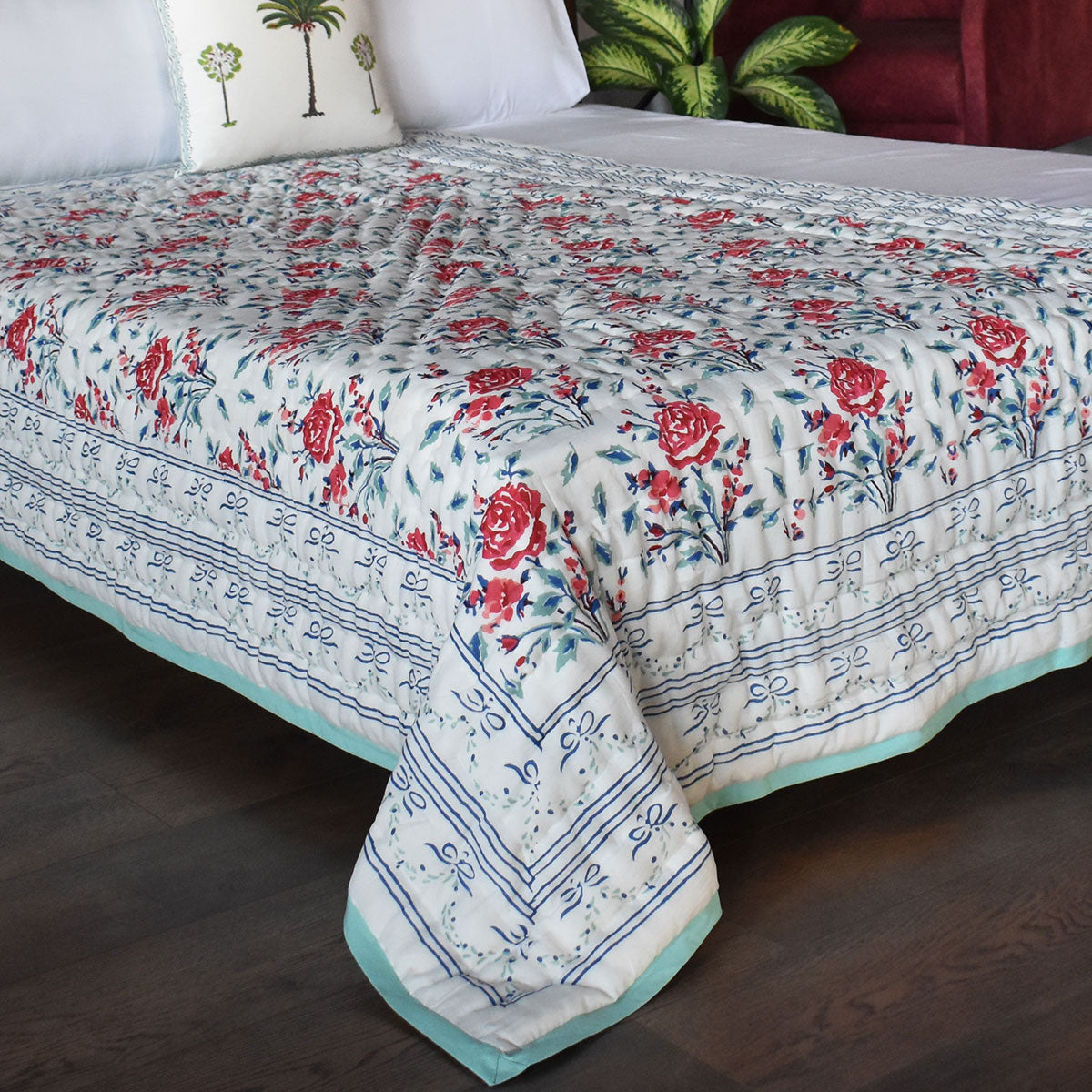 Eco-Friendly Natural Dyed Single Bedding | Roseline Pink 101834