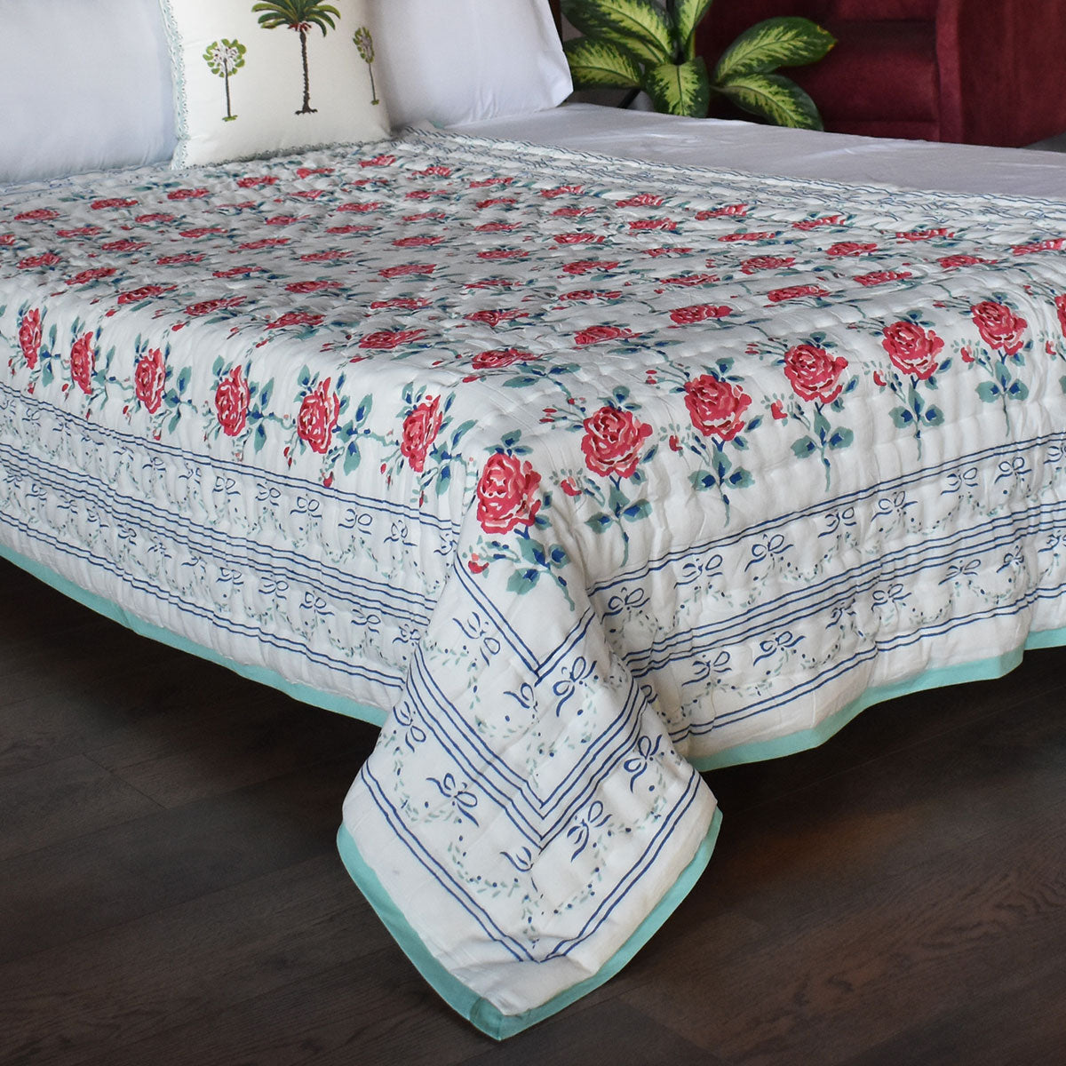 Eco-Friendly Natural Dyed Single Bedding | Roseline Pink 101834