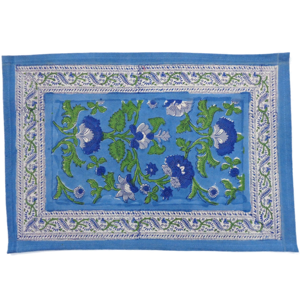 Long-Lasting Placemats (Set of 2 Table mats) | Rukhsana Blue Gud 103736