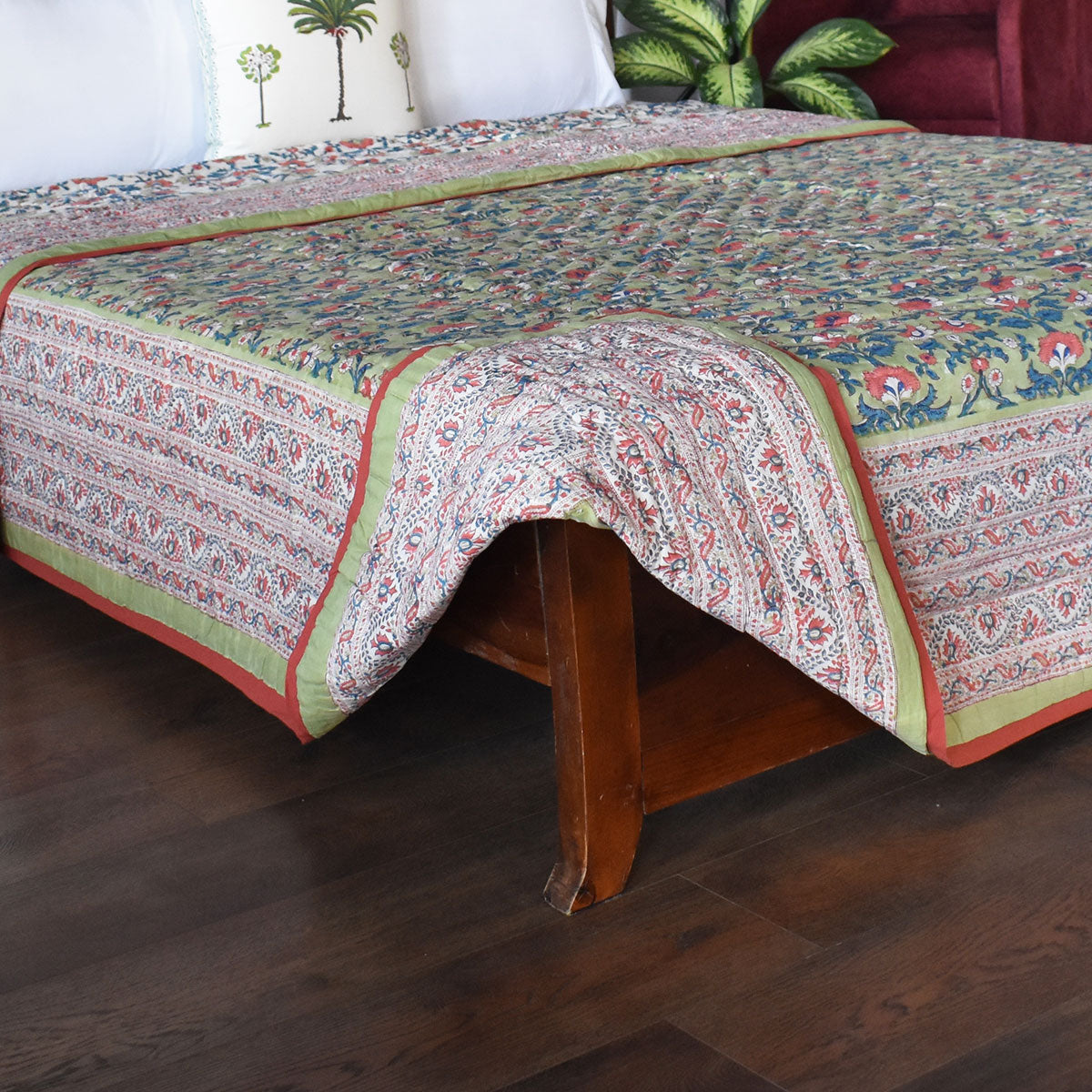 •	Cotton Batting King Size Quilt | Rukhsana Jade Gud 204222
