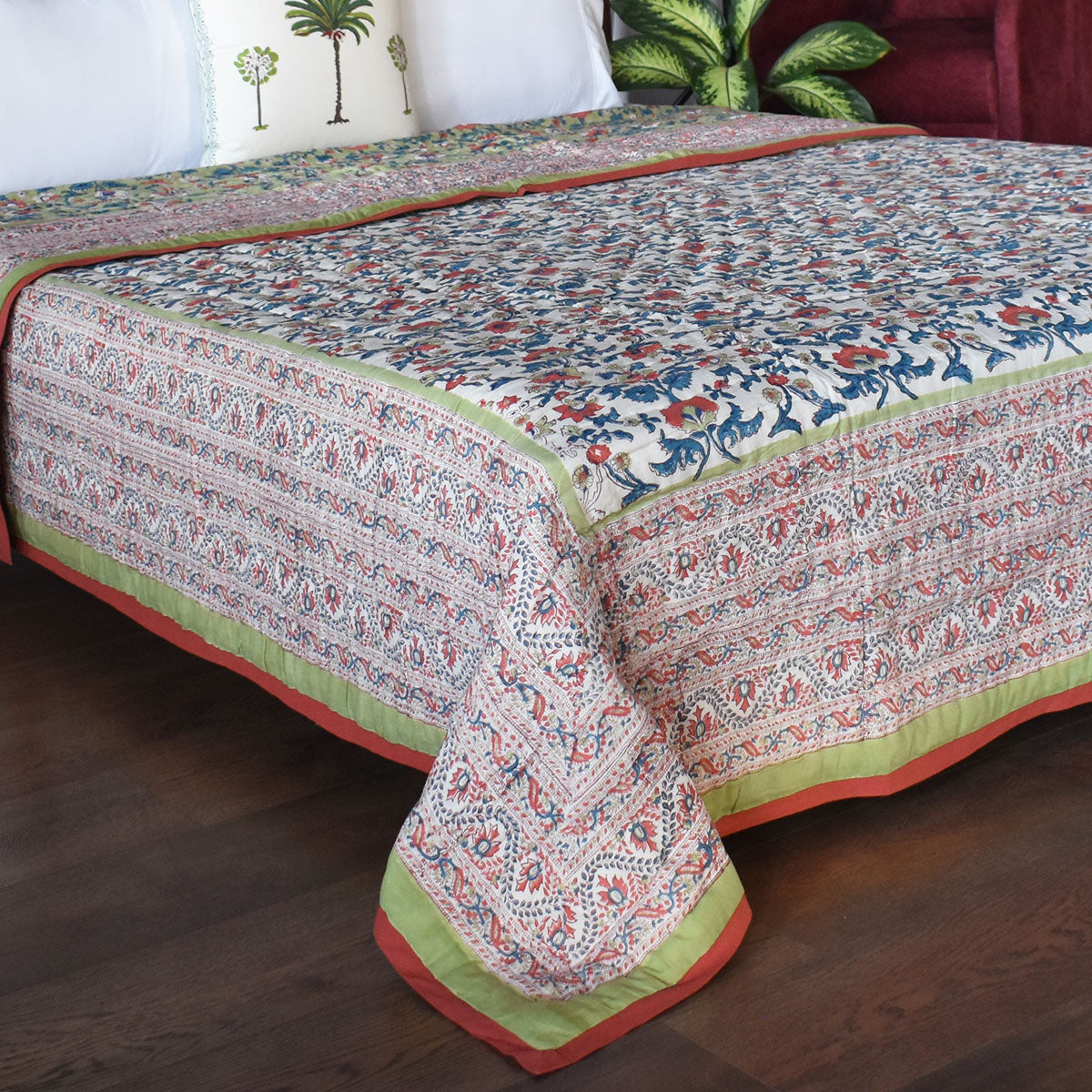 •	Cotton Batting King Size Quilt | Rukhsana Jade Gud 204222