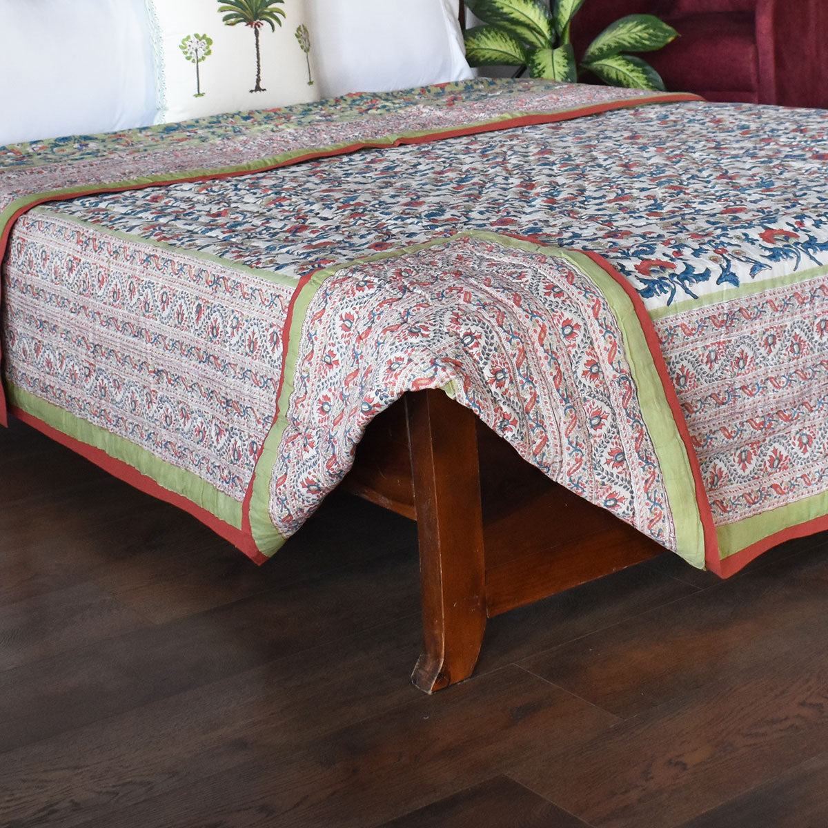 •	Cotton Batting King Size Quilt | Rukhsana Jade Gud 204222