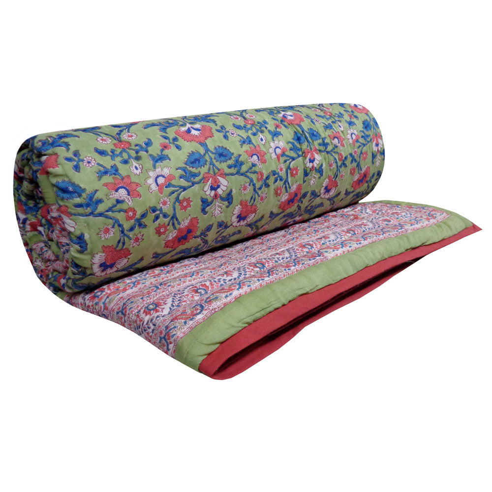 •	Cotton Batting King Size Quilt | Rukhsana Jade Gud 204222