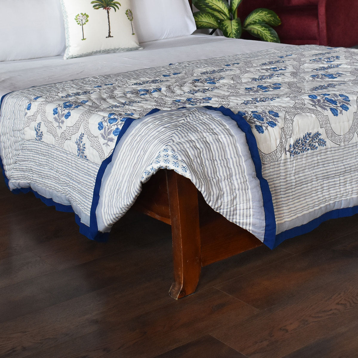 Hand Block Print Quilt Single | Shehnaaz Boota 206961