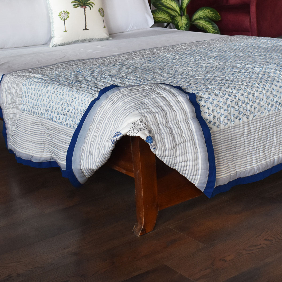 Hand Block Print Quilt Single | Shehnaaz Boota 206961
