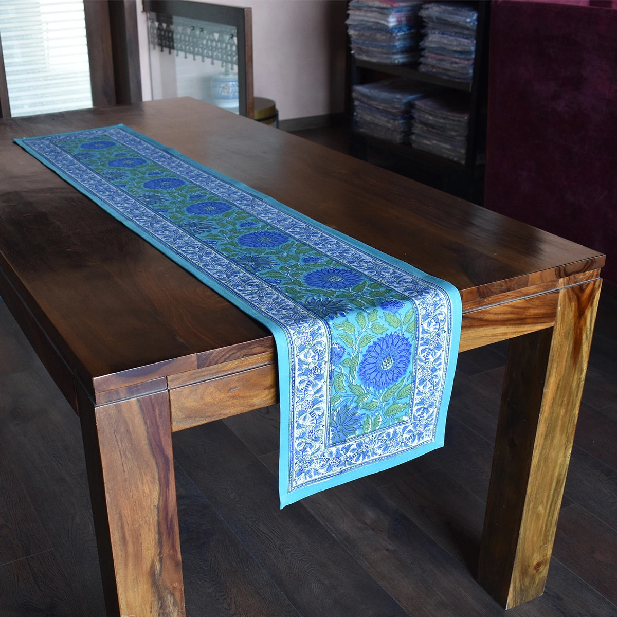 Holiday Table Decor | Surajmukhi Blue Gud 106164