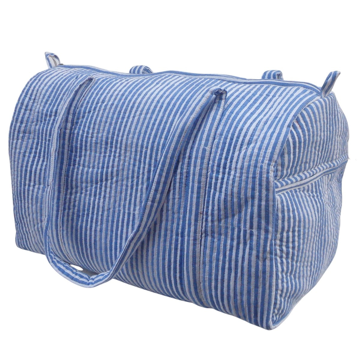 Boho Weekender Bag | Stripe Blue 202510