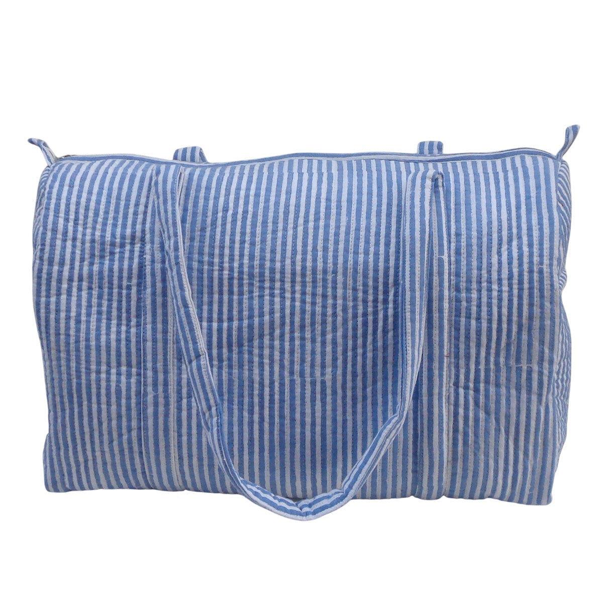 Boho Weekender Bag | Stripe Blue 202510