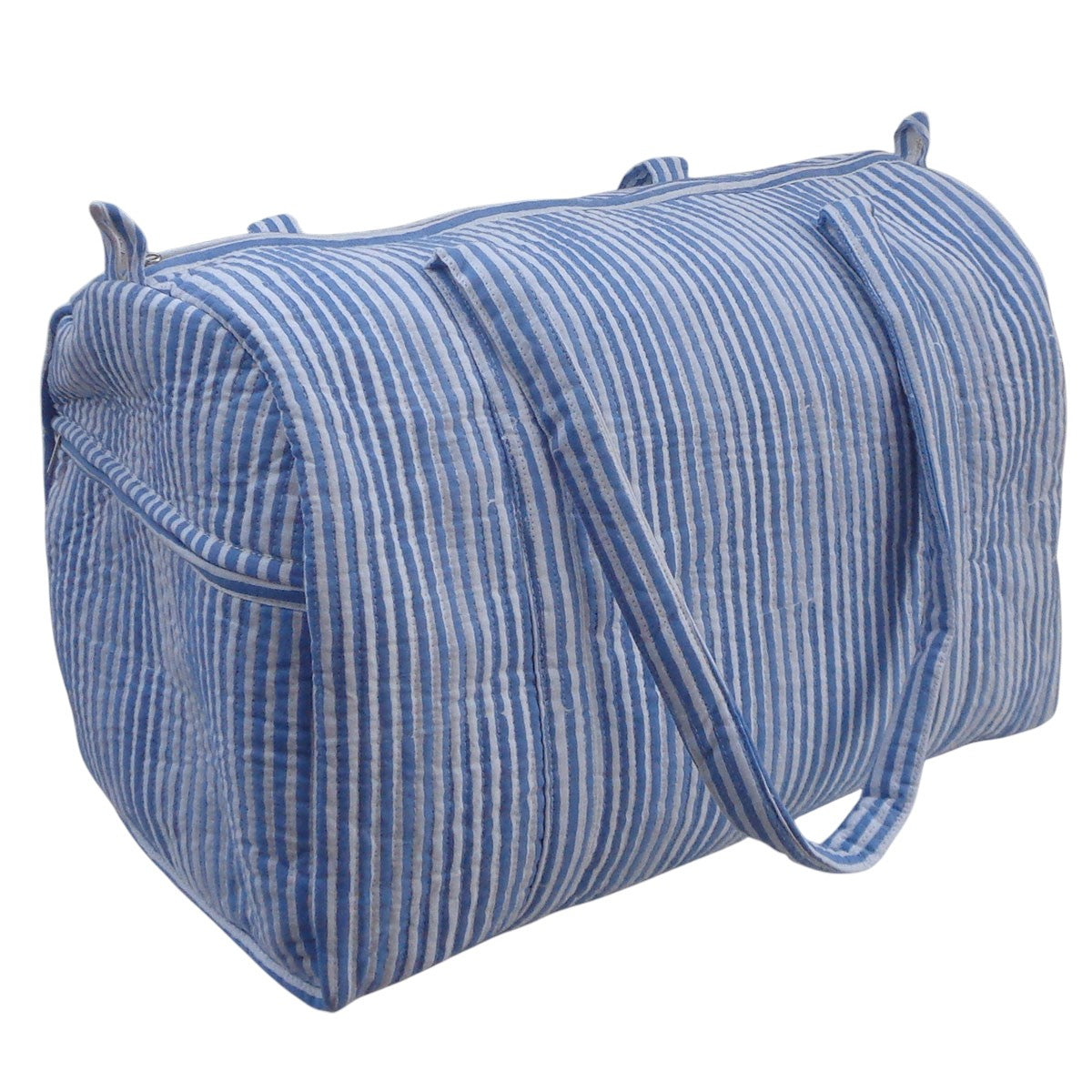 Boho Weekender Bag | Stripe Blue 202510