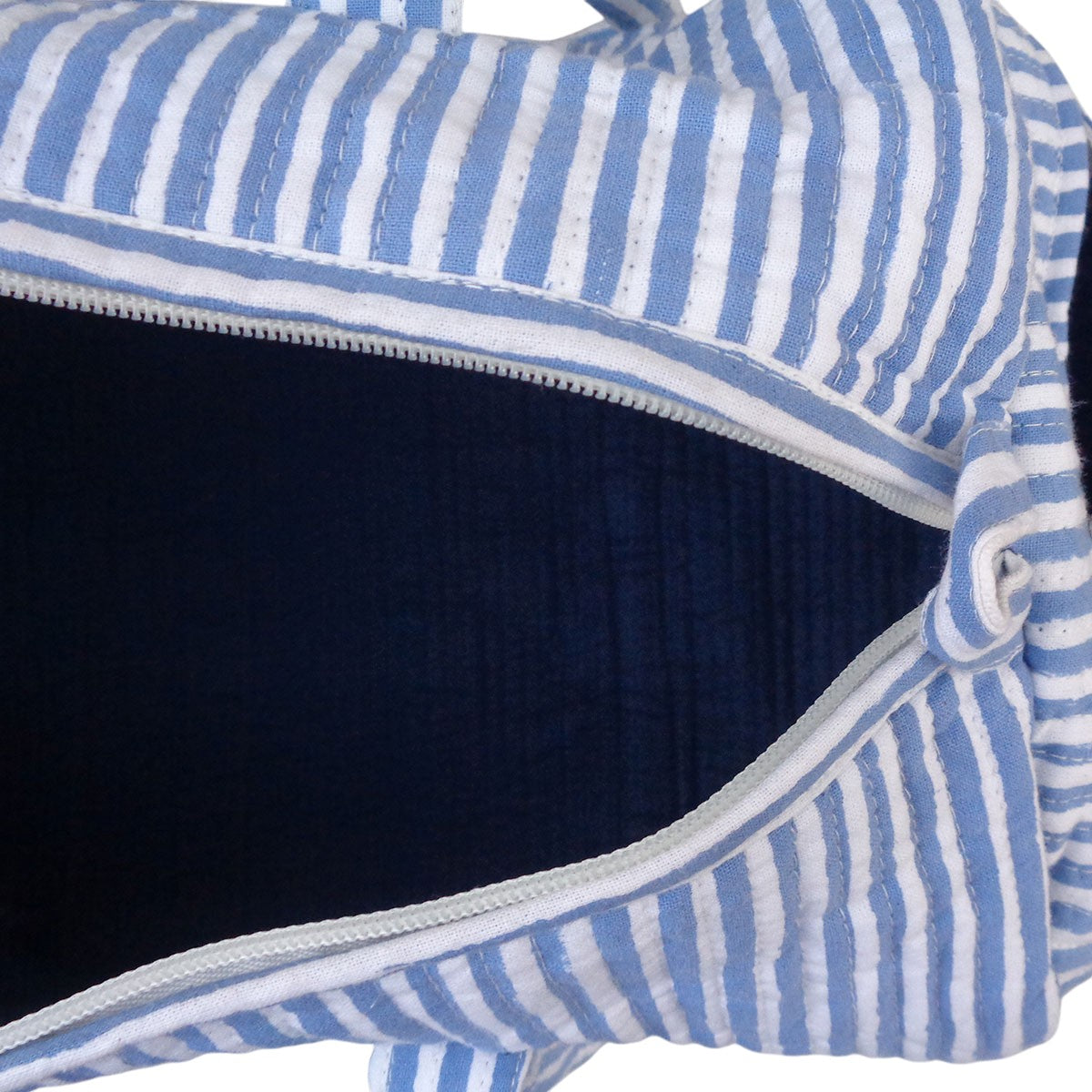 Boho Weekender Bag | Stripe Blue 202510