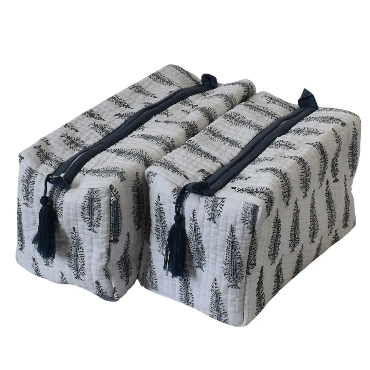 Leakproof Toiletry Bag (Set of 2) | Winter Fall Tree Grey 107195