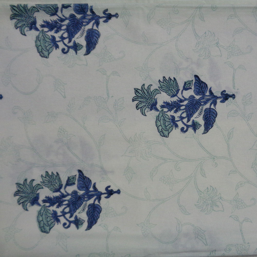 FLORAL PATTI BUTA Block Printed Tablecloth
