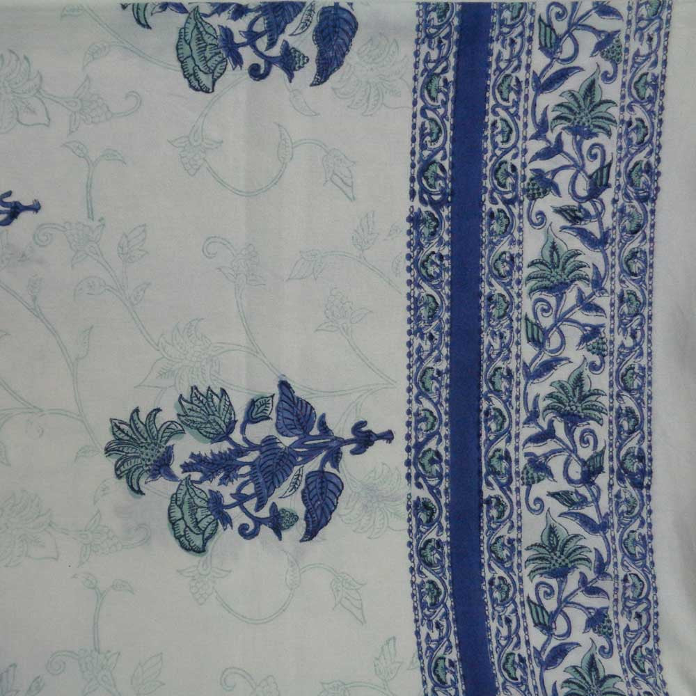 FLORAL PATTI BUTA Block Printed Tablecloth