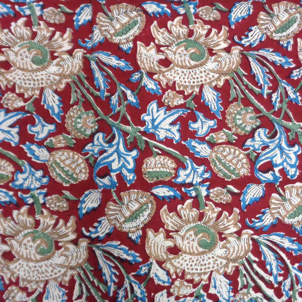 Hand Block Printed Cotton Tablecloth | Amarnath Cola 109009