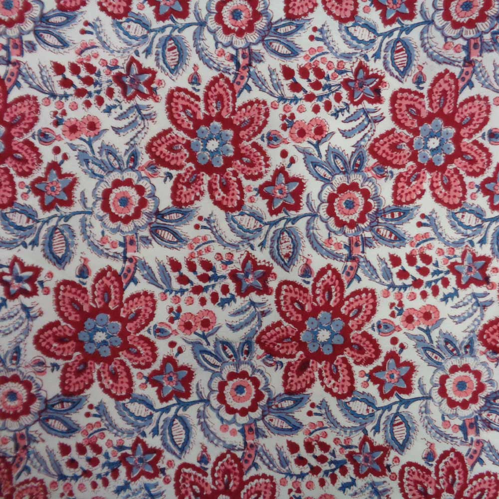 Hand Block Printed Cotton Tablecloth 150x220 | Rakhi Phool 109120