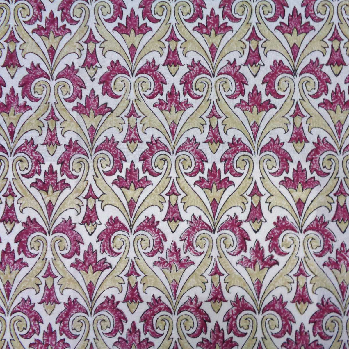 Wood Block Printed Handmade Tablecloth 150x220 cms | 504785