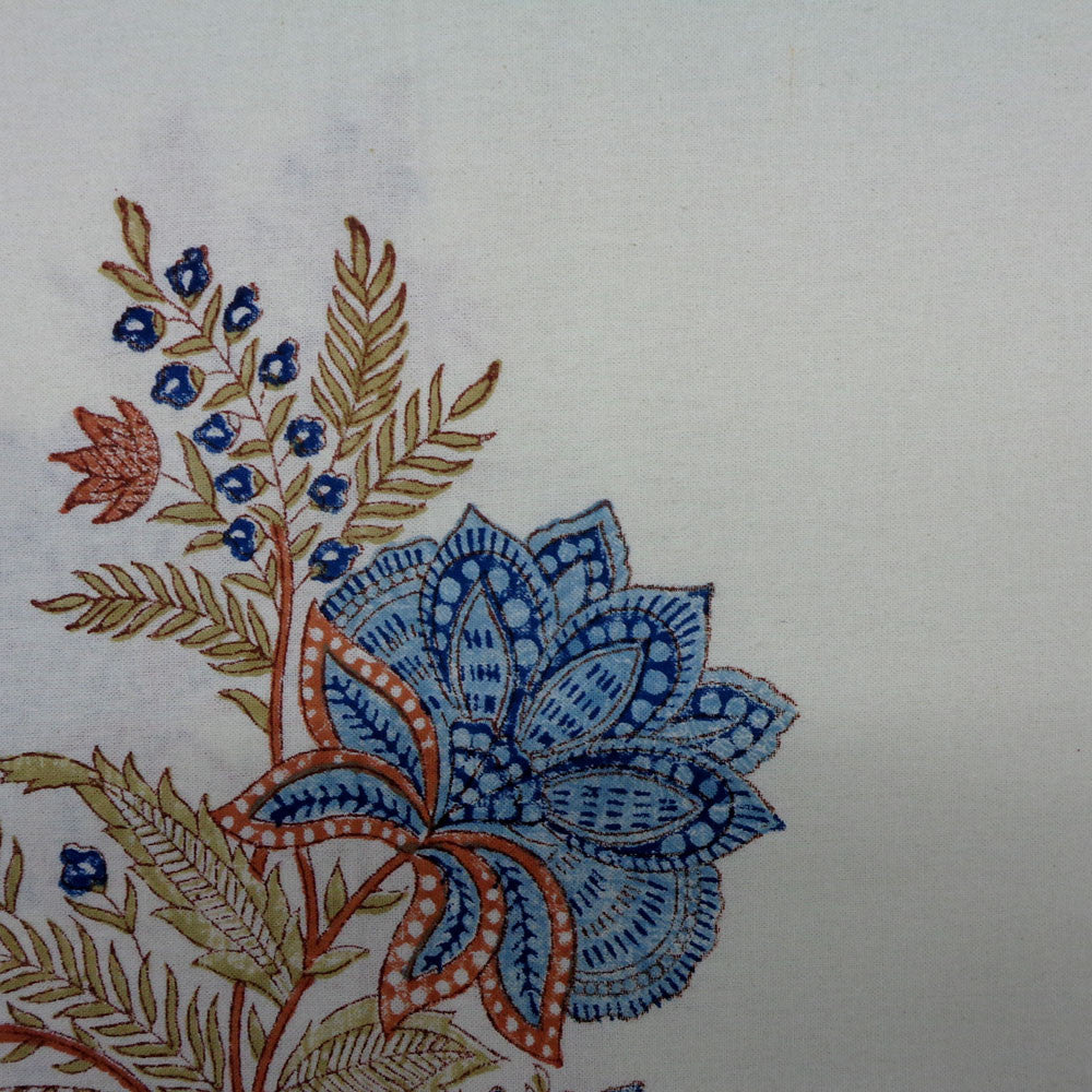 Wood Block Printed Handmade Tablecloth 150x220 cms | 900033