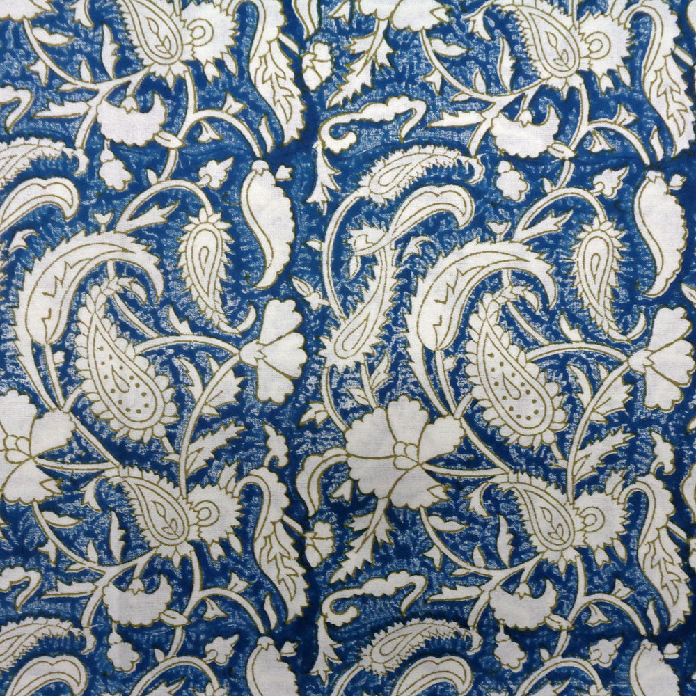 Wood Block Printed Handmade Tablecloth 150x220 cms | 900075