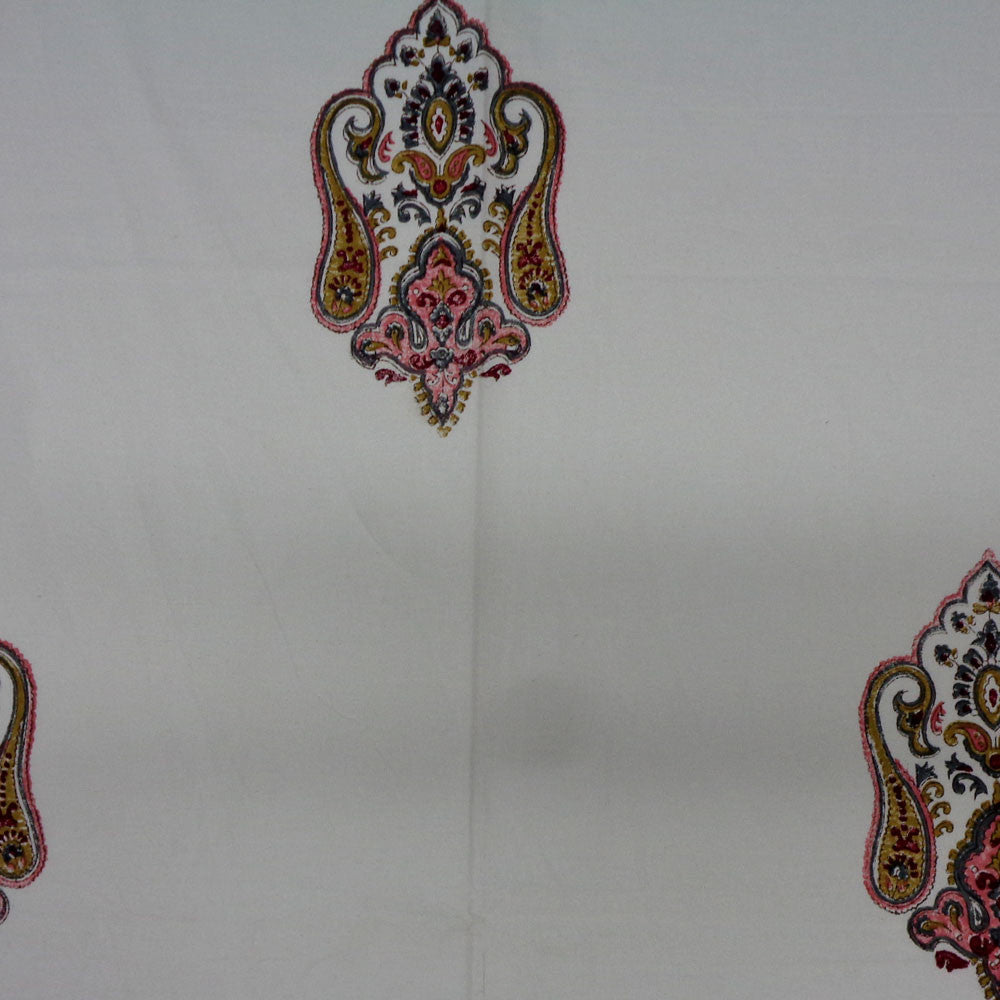 Wood Block Printed Handmade Tablecloth 150x220 cms | 909907