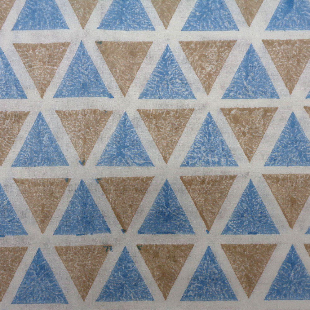 Wood Block Printed Handmade Tablecloth 150x220 cms | 909939