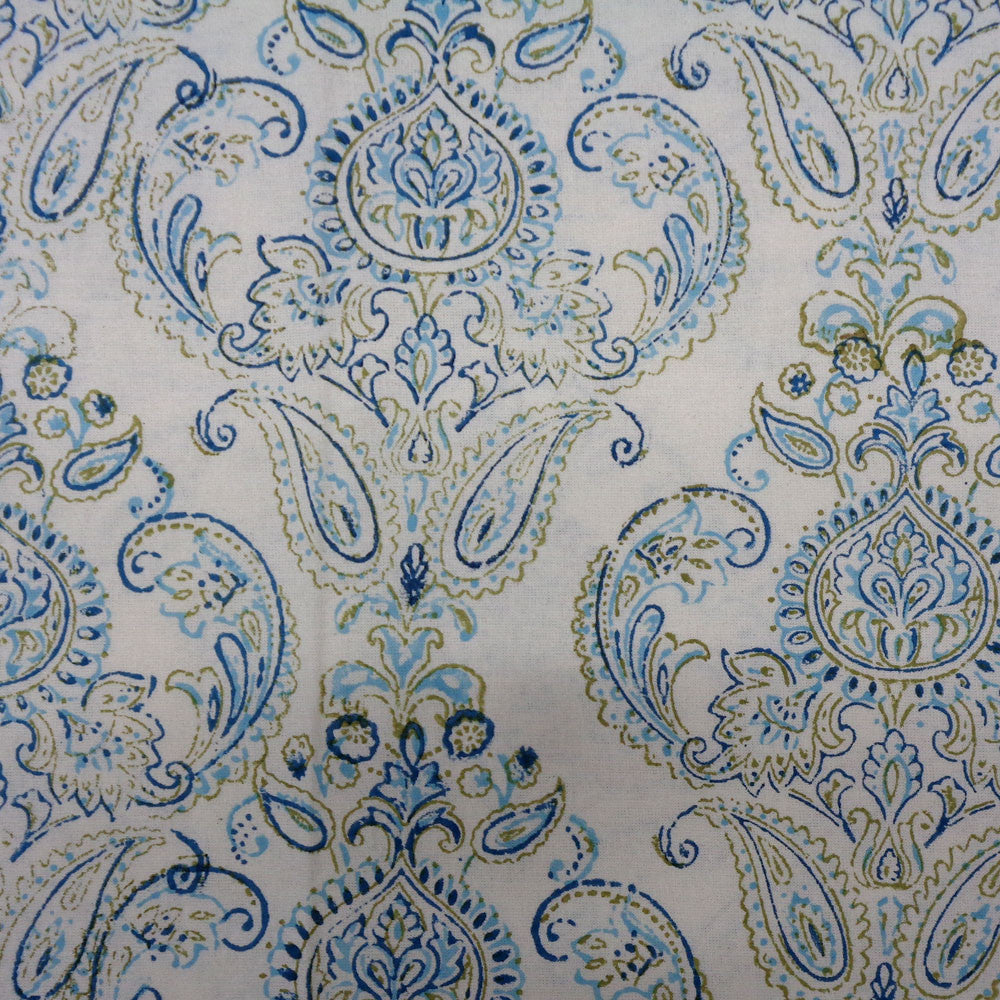 Wood Block Printed Handmade Tablecloth 150x220 cms | 909972