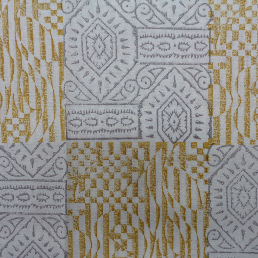Wood Block Printed Handmade Tablecloth 150x220 cms | 909990